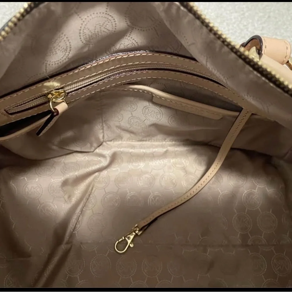 Michael Kors Satchel Brown and Tan Elegance - Picture 5 of 6